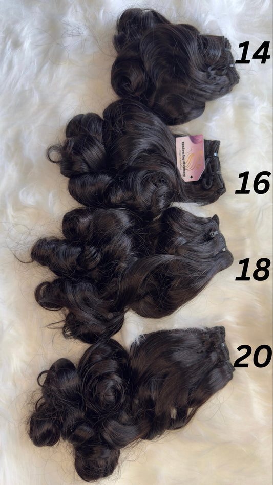 SDD Luxury Bounce Bundle with 5×5 HD Lace Closure — Natural Black (1B)