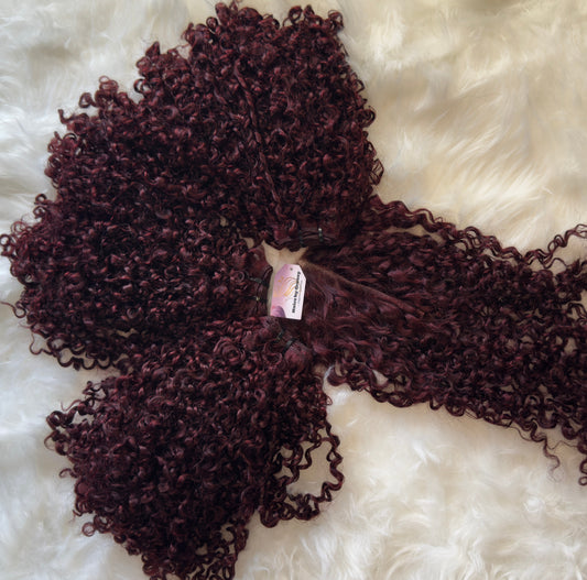 18" SDD Luxury Pixie Curl Bundle with 5×5 Closure — #99J
