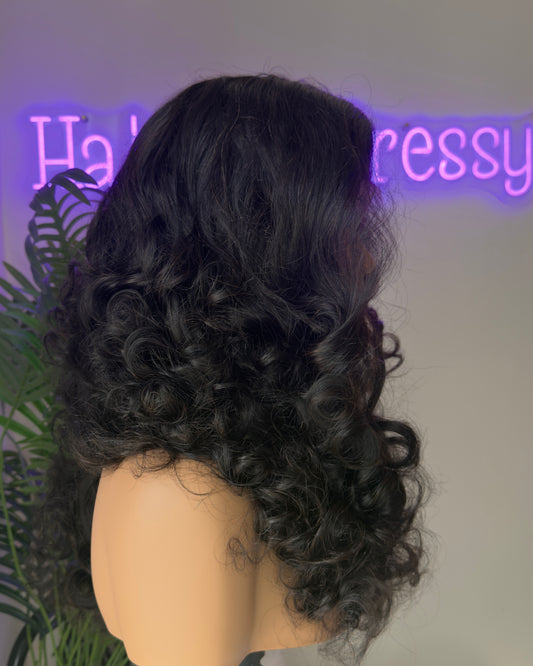 18" SDD Layered Luxury Bounce 5×5 HD Closure 400g