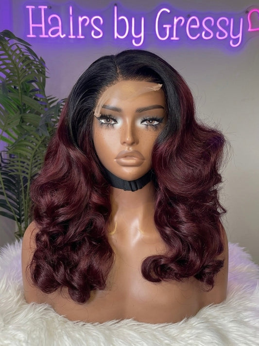 16" SDD Bounce Wig – 5x5 HD Lace Closure | Color 1B/99J