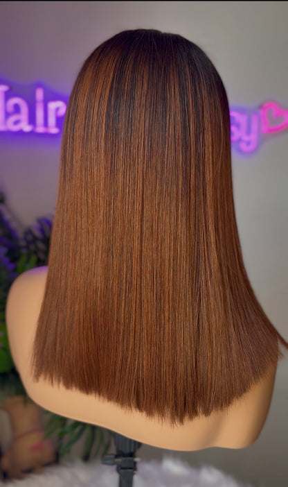 12 Inches Custom Wig 5x5 HD Closure