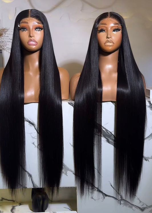 30" SDD Bone Straight Hair  – 5x5 HD Lace Closure