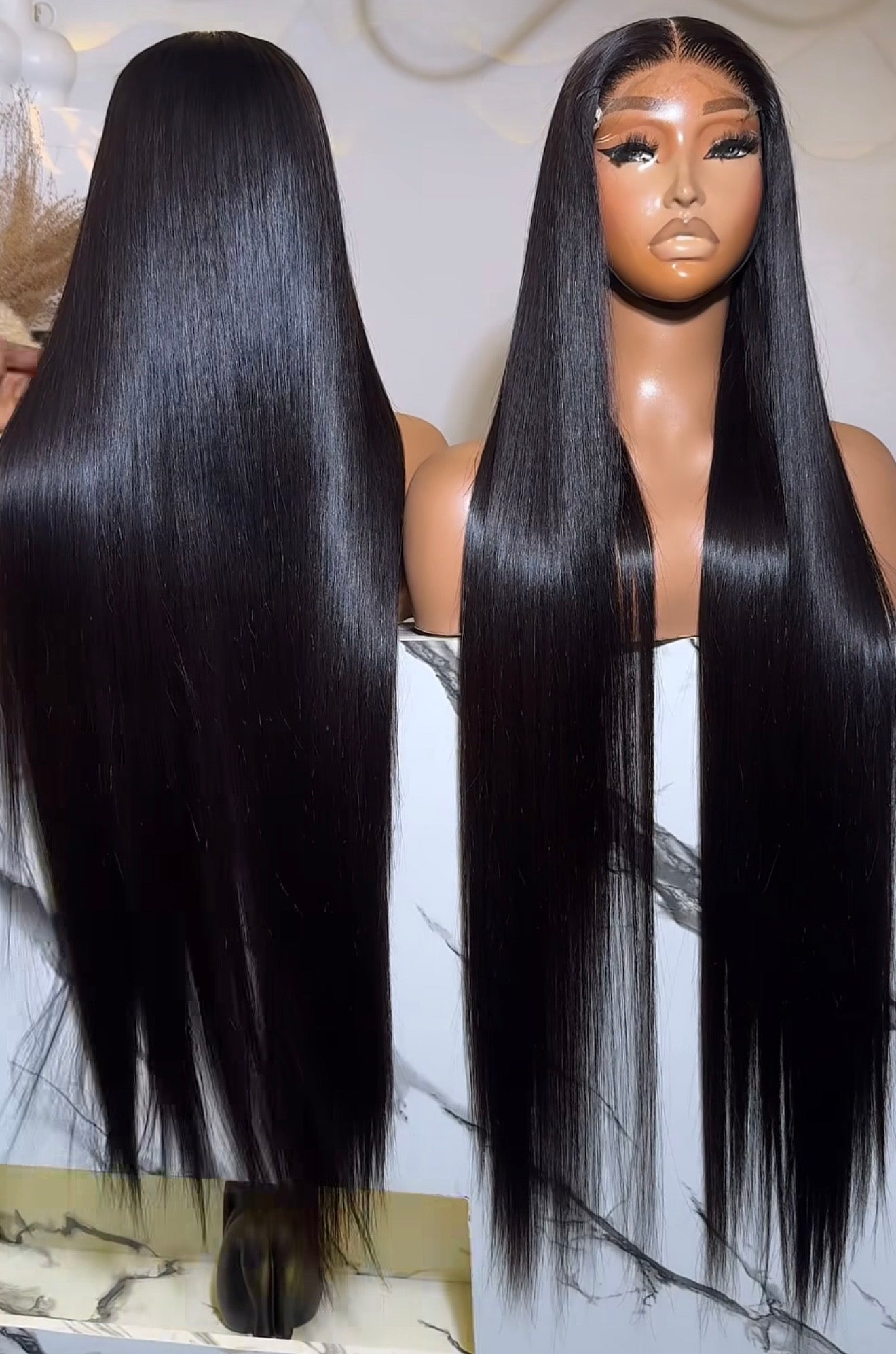 30" SDD Bone Straight Hair  – 5x5 HD Lace Closure