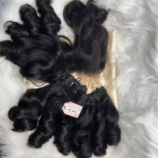 12" SDD Luxury Bounce – 5×5 HD Lace Closure | 300g