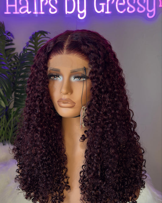 18" SDD Luxury Pixie Curl – 5×5  Lace Closure | 300g | #99J