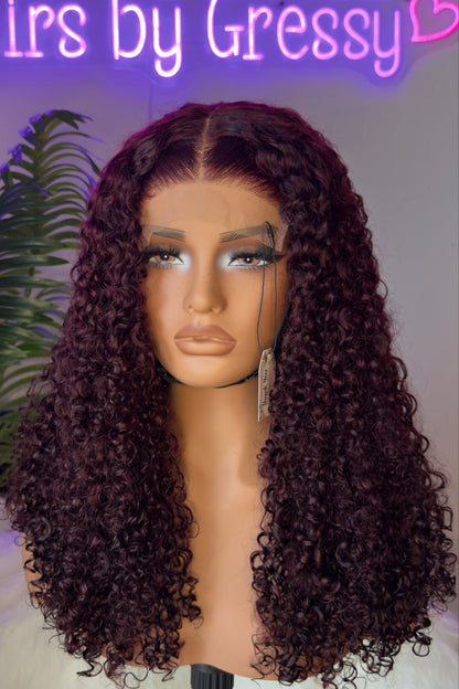 18" SDD Luxury Pixie Curl – 5×5  Lace Closure | 300g | #99J