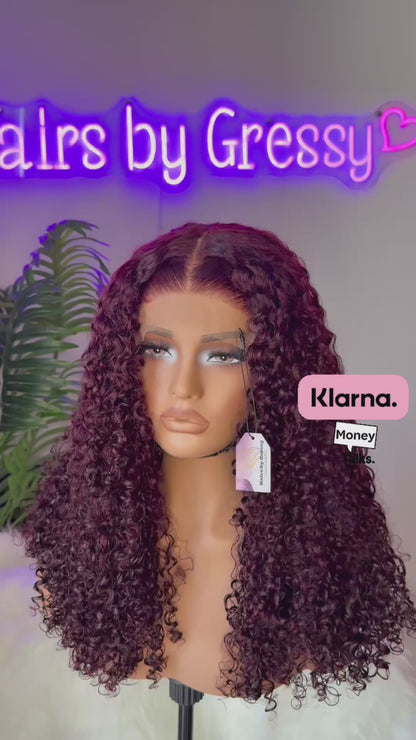 18" SDD Luxury Pixie Curl – 5×5  Lace Closure | 300g | #99J